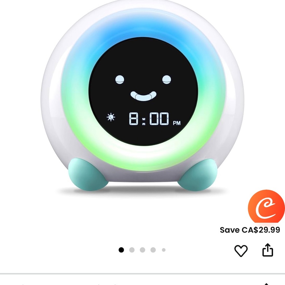 Little hippo mella sleep training clock. Like new